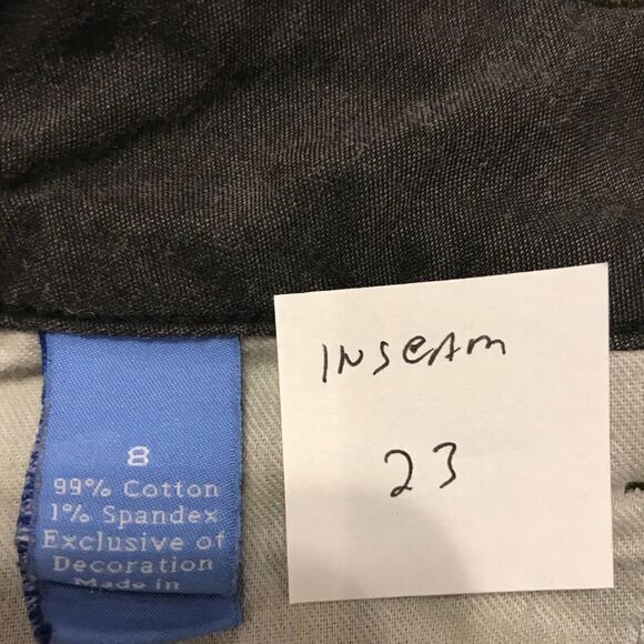 Vera‎ Wang Simply Vera straight blue jeans 8 - Picture 6 of 8